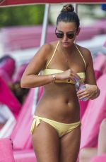 GEORGINA LEIGH CANTWELL in Bikini on the Beach in Barbados 11/07/2017