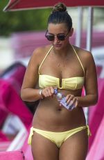 GEORGINA LEIGH CANTWELL in Bikini on the Beach in Barbados 11/07/2017