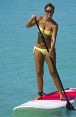 GEORGINA LEIGH CANTWELL in Bikini on the Beach in Barbados 11/07/2017