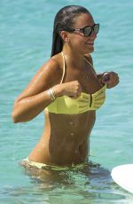 GEORGINA LEIGH CANTWELL in Bikini on the Beach in Barbados 11/07/2017