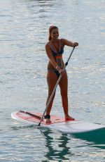 GEORGINA LEIGH CANTWELL in Bikini Paddle Boarding in Barbados 11/06/2017