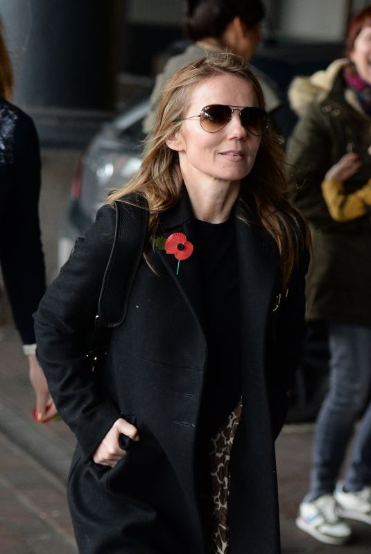 GERI HALLIWELL at Manchester Piccadilly Train Station 11/03/2017