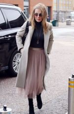GERI HORNER Leaves ITV Studios in London 10/31/2017