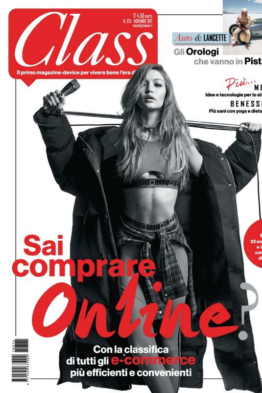 GIGI HADID in Cass Magazine, Italy November 2017