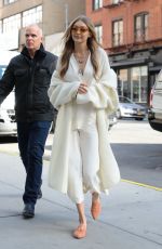 GIGI HADID Out in New York 11/15/2017