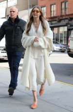 GIGI HADID Out in New York 11/15/2017