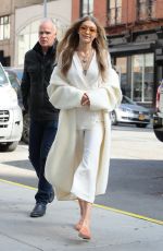 GIGI HADID Out in New York 11/15/2017