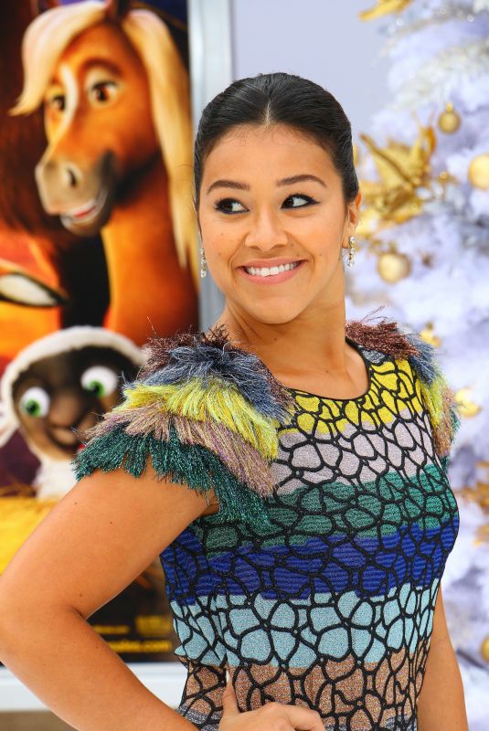 GINA RODRIGUEZ at The Star Premiere in Los Angeles 11/12/2017