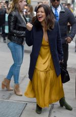 GINA RODRIGUEZ Leaves AOL Build in New York 11/06/2017