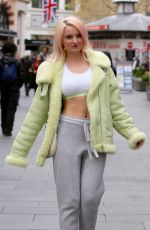 GRACE CHATTO Arrives at Capital Radio in London 11/09/2017