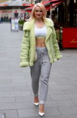 GRACE CHATTO Arrives at Capital Radio in London 11/09/2017