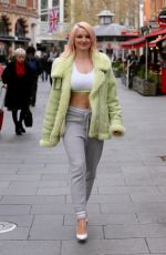 GRACE CHATTO Arrives at Capital Radio in London 11/09/2017