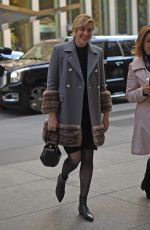 GRETA GERWIG Arrives at XF Sirius Radio in New York 11/20/2017
