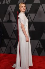 GRETA GERWIG at AMPAS 9th Annual Governors Awards in Hollywood 11/11/2017