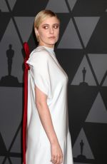 GRETA GERWIG at AMPAS 9th Annual Governors Awards in Hollywood 11/11/2017