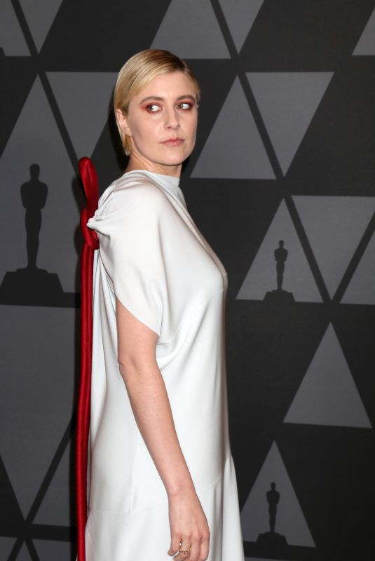GRETA GERWIG at AMPAS 9th Annual Governors Awards in Hollywood 11/11/2017