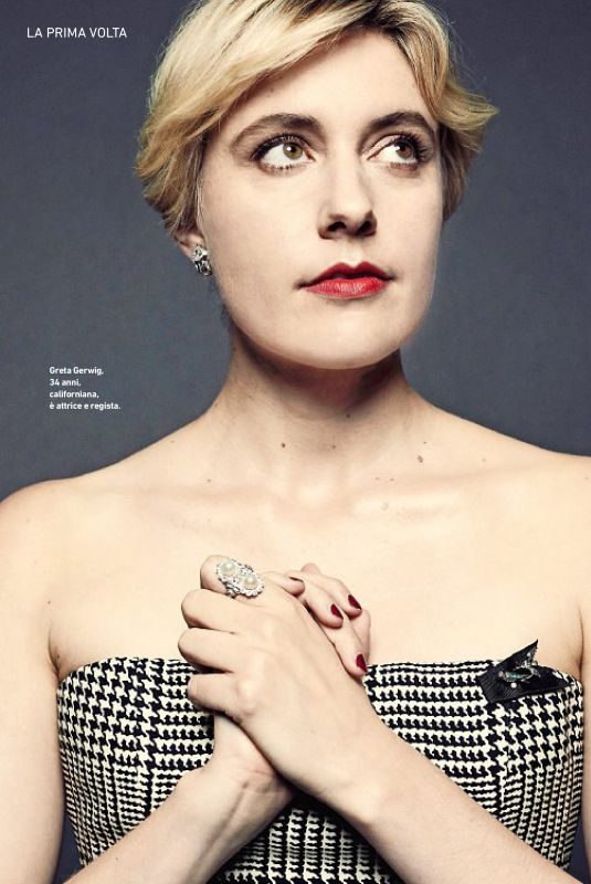 GRETA GERWIG in Io Donna Del Corriere Della Sera Magazine, November 2017