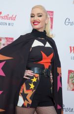 GWEN STEFANI at Christmas Lighting Ceremony at Westfield White City Shopping Centre in London 11/30/2017