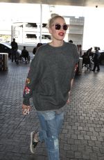 GWEN STEFANI at Los Angeles International Airport 11/28/2017