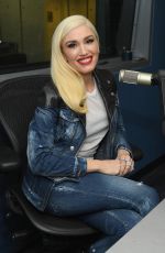 GWEN STEFANI at SiriusXM Studios in New York 11/21/2017