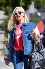 GWEN STEFANI Heading to a Dance Studio in West Hollywood 11/04/2017