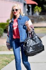 GWEN STEFANI Heading to a Dance Studio in West Hollywood 11/08/2017