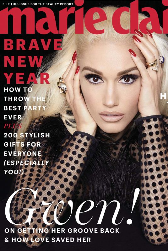 GWEN STEFANI in Marie Claire Magazine, December 2017 Issue