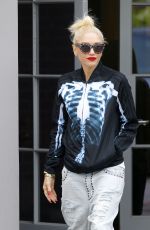 GWEN STEFANI Leaves a Studio in Los Angeles 10/31/2017