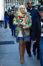 GWEN STEFANIE Leaves Bryant Park in New York 11/21/2017