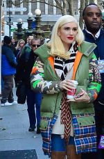GWEN STEFANIE Leaves Bryant Park in New York 11/21/2017