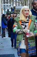 GWEN STEFANIE Leaves Bryant Park in New York 11/21/2017