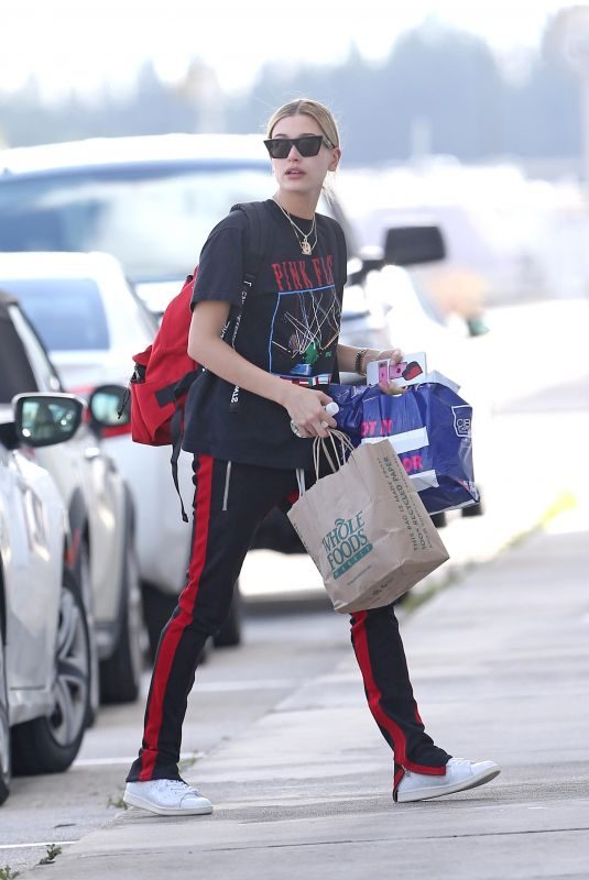 HAILEY BALDWIN Arrives in Miami on a Private Plane 11/24/2017