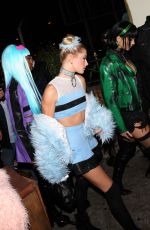 HAILEY BALDWIN at Halloween Party at Delilah in West Hollywood 10/31/2017
