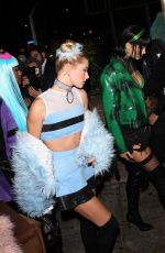 HAILEY BALDWIN at Halloween Party at Delilah in West Hollywood 10/31/2017