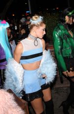 HAILEY BALDWIN at Halloween Party at Delilah in West Hollywood 10/31/2017