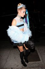 HAILEY BALDWIN at Halloween Party at Delilah in West Hollywood 10/31/2017