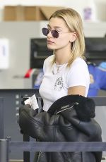HAILEY BALDWIN at LAX Airport in Los Angeles 11/20/2017