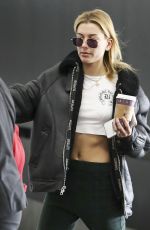 HAILEY BALDWIN at LAX Airport in Los Angeles 11/20/2017
