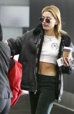 HAILEY BALDWIN at LAX Airport in Los Angeles 11/20/2017