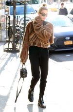 HAILEY BALDWIN Out and About in New York 11/21/2017