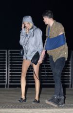 HAILEY CLAUSON and JULLIEN HERRERA Leaves Nobu in Los Angeles 11/14/2017