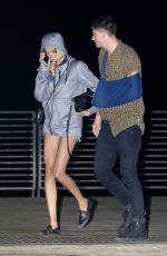 HAILEY CLAUSON and JULLIEN HERRERA Leaves Nobu in Los Angeles 11/14/2017