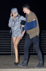 HAILEY CLAUSON and JULLIEN HERRERA Leaves Nobu in Los Angeles 11/14/2017