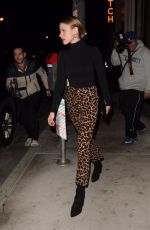 HALSTON SAGE Leaves Madeo Restaurant in West Hollywood 11/10/2017