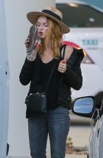HEATHER GRAHAM Arrives at Cancun International Airport in Mexico 11/09/2017