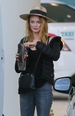 HEATHER GRAHAM Arrives at Cancun International Airport in Mexico 11/09/2017