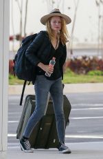 HEATHER GRAHAM Arrives at Cancun International Airport in Mexico 11/09/2017
