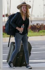 HEATHER GRAHAM Arrives at Cancun International Airport in Mexico 11/09/2017