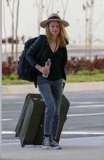 HEATHER GRAHAM Arrives at Cancun International Airport in Mexico 11/09/2017