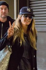 HEIDI KLUM Arrives at Tegel Airport in Berlin 11/09/2017